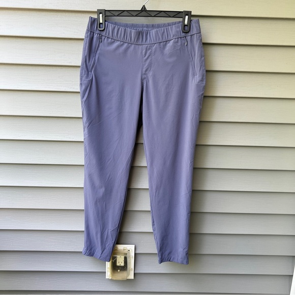Kuhl Vantage Pants UPF 50 Outdoor Travel Lightweight Stretch Gray Women Size L - Picture 1 of 16